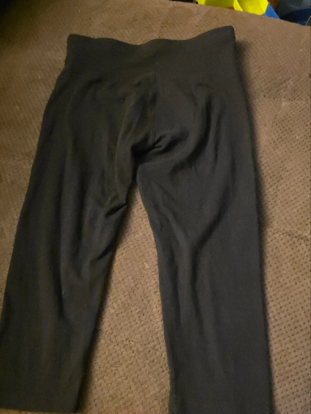JUSTICE Girls Black Stretch Capri Leggings
